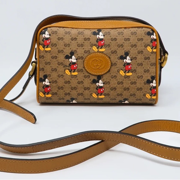 Gucci Handbags - Gucci X Mickey Mouse supreme canvas crossbody bag